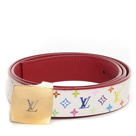 louis vuitton multicolor belt|louis vuitton belt colorful.